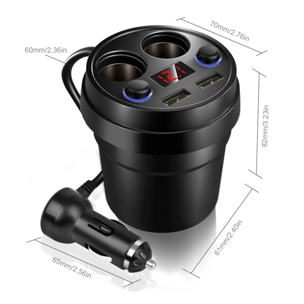 Prosper Multi-Function Cup Car Charger