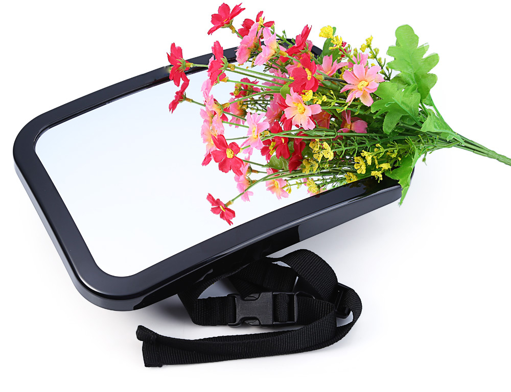 T22056 Rear View Baby Mirror Rear Facing Car Rotatable Back Seat Headrest Mount for Safety