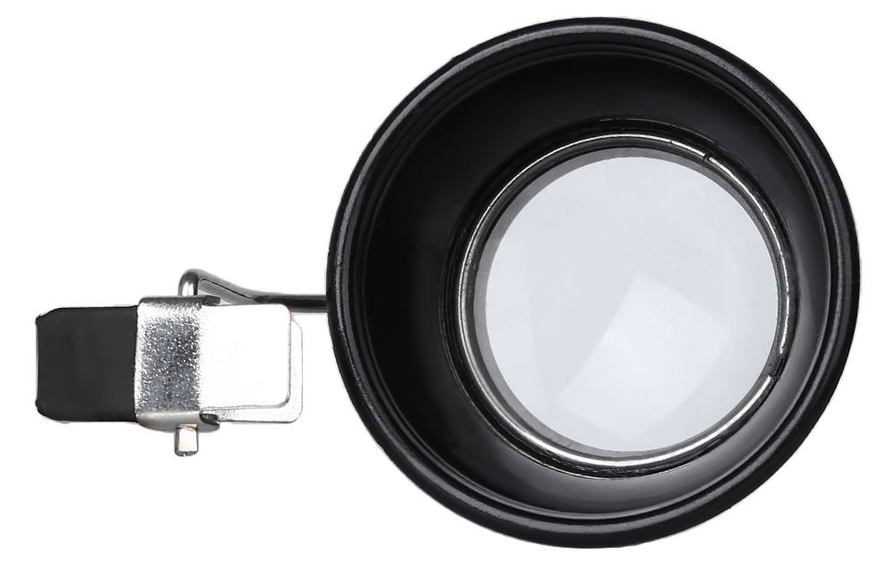 10X Clip-On Eye Loupe Eyeglass Magnifying Glass Lens for Repair Work