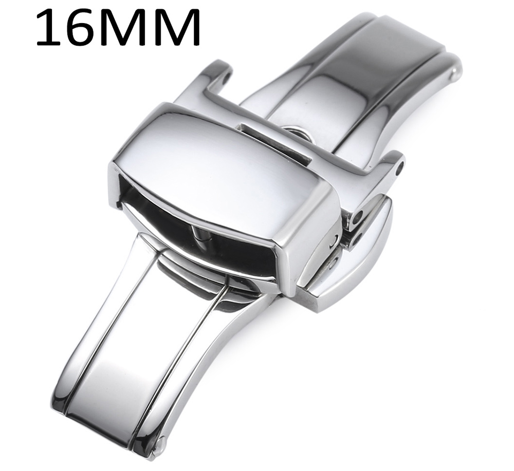 12MM Stainless Steel Watch Buckle Deployment Butterfly Clasp