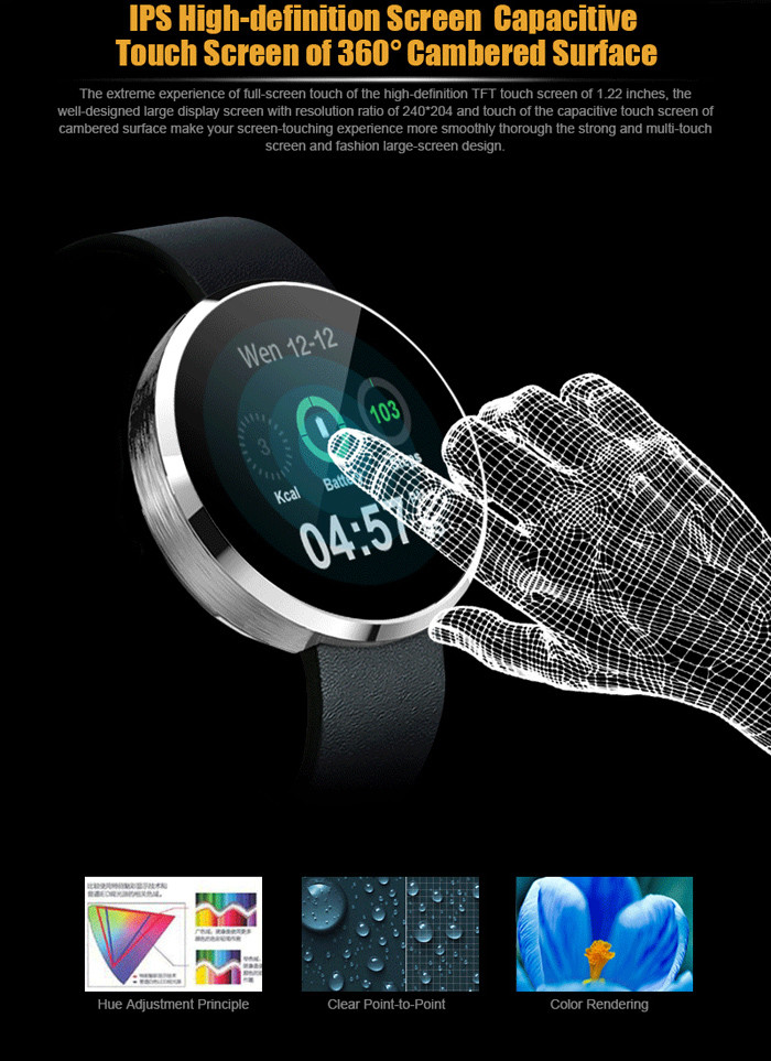 ZTE W01 Smart Watch Intelligent Page Turning Audio Recording