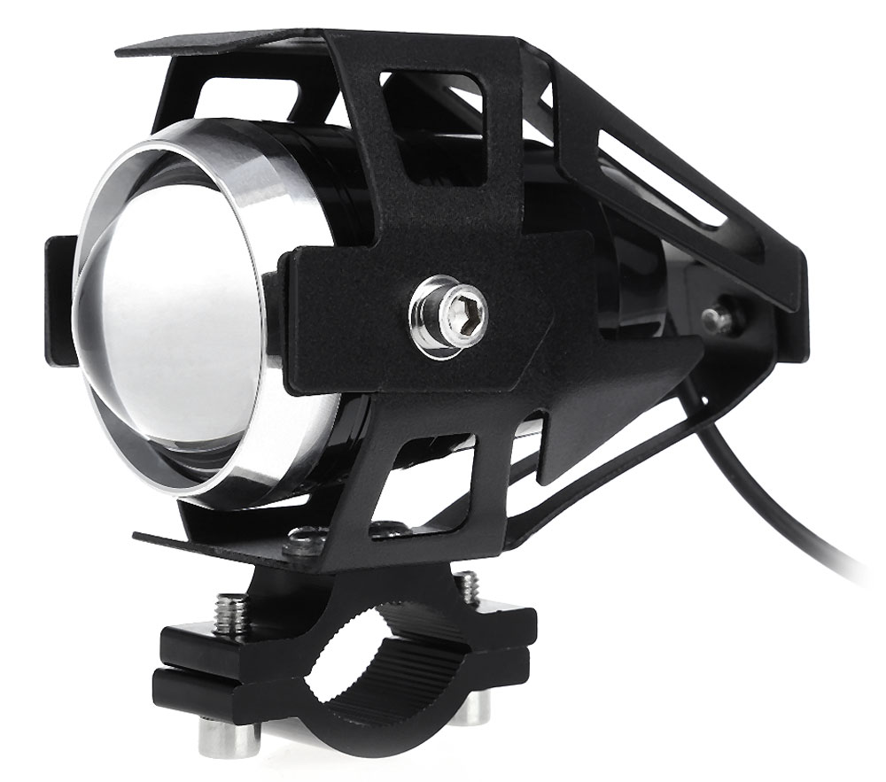 U5 3000LM 125W Upper Low Motorcycle Headlight LED Fog Spot Light