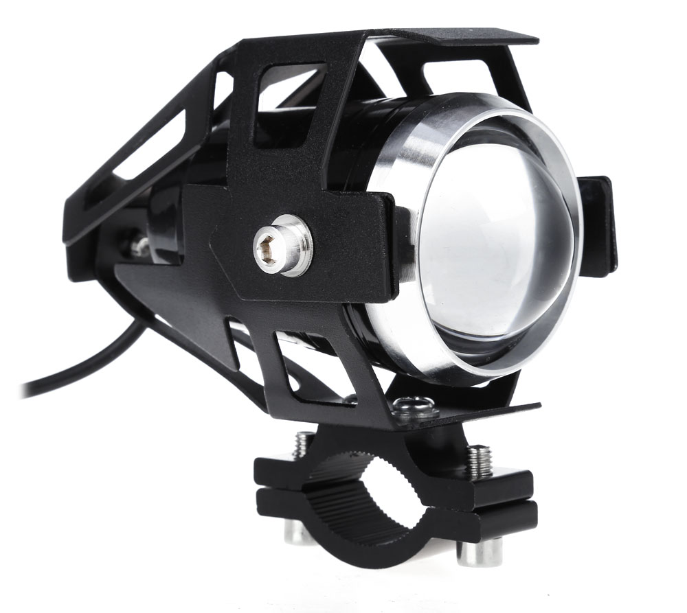 U5 3000LM 125W Upper Low Motorcycle Headlight LED Fog Spot Light