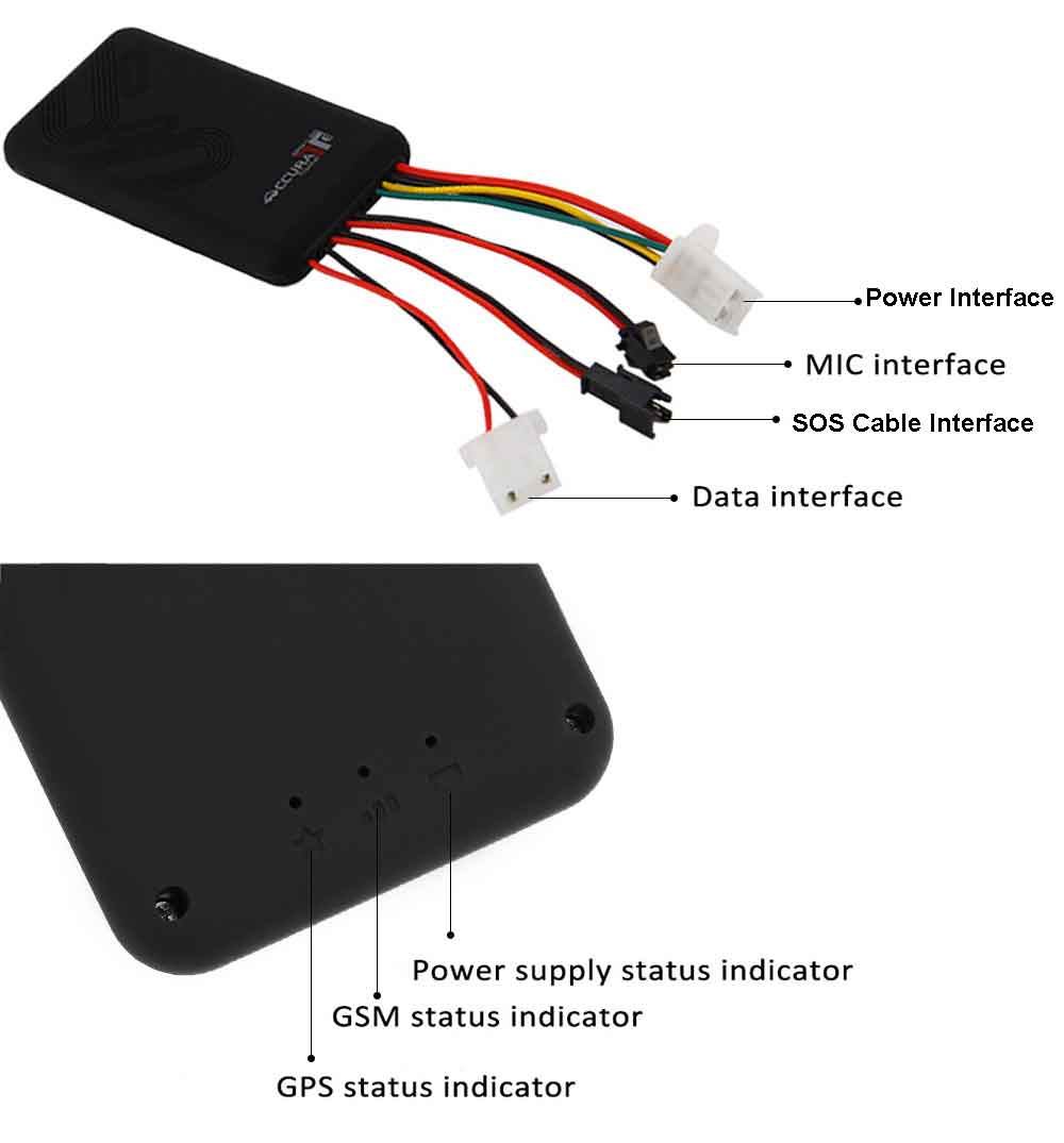 GT06 GPS SMS GPRS Vehicle Tracker Locator Remote Control Alarm System