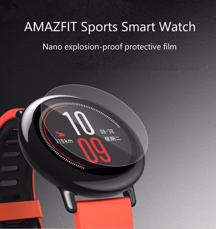2PCS Original Xiaomi AMAZFIT Smart Watch Explosion Proof Protective Film