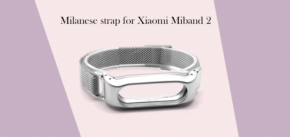 Milanese Stainless Steel Wristband for Xiaomi Miband 2
