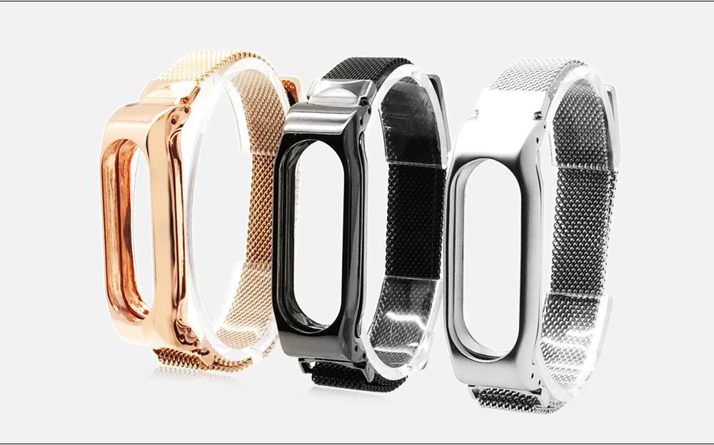 Milanese Stainless Steel Wristband for Xiaomi Miband 2