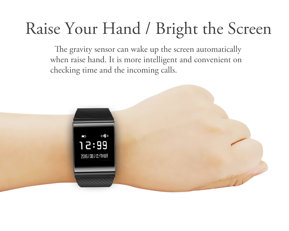 Sample X9 Plus BLE 4.0 Heart Rate Smart Wristband Blood Pressure Oxygen Monitor Bracelet