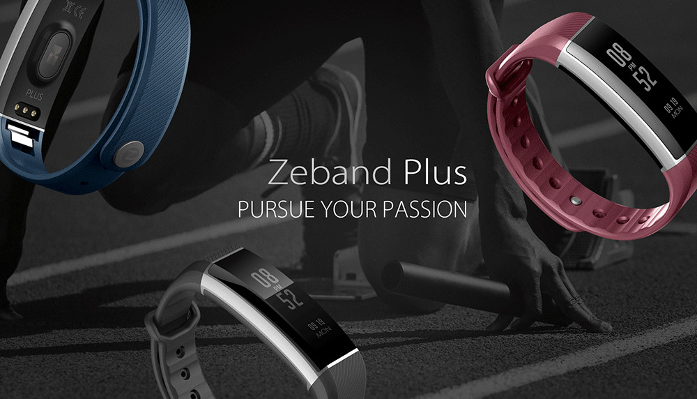 Zeblaze Zeband Plus Smart Wristband Heart Rate Activity Tracker Sleep Monitor