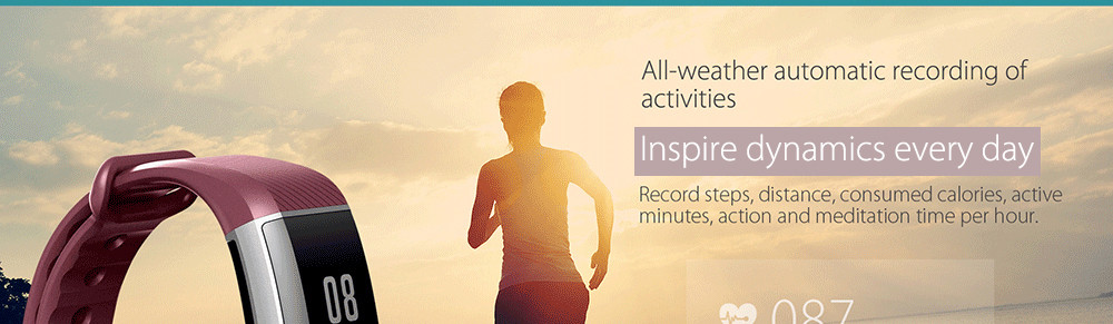 Zeblaze Zeband Plus Smart Wristband Heart Rate Activity Tracker Sleep Monitor
