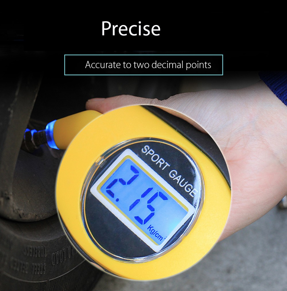 Auto Car Digital LCD Tire Pressure Gauge Tester Tool for Driving Safety