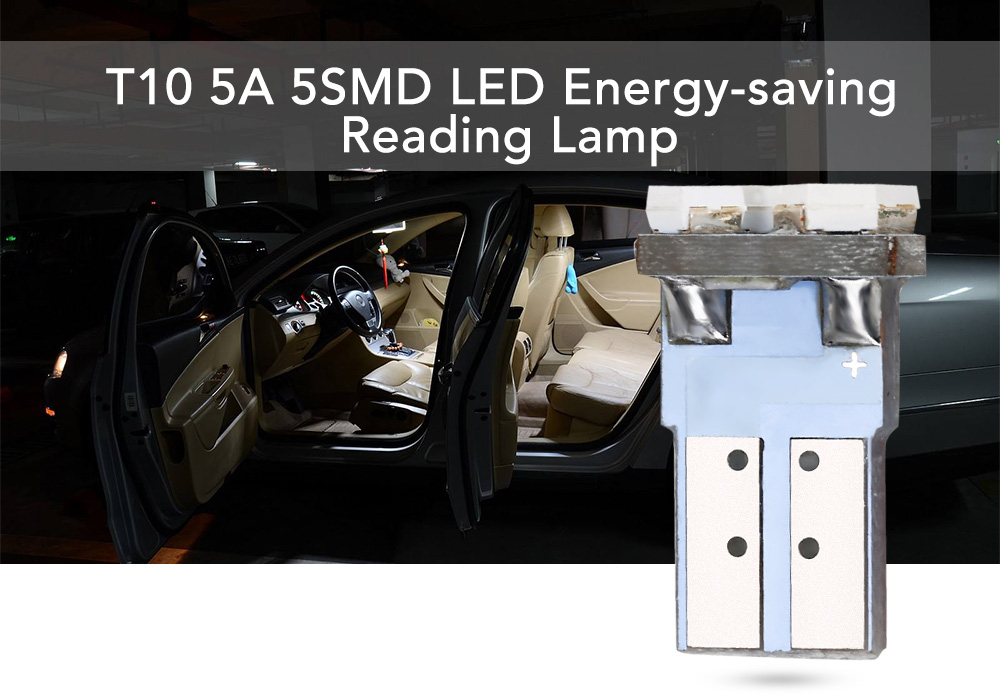SCOE T10 5A 5SMD LED Environmentally Friendly Reading Lamp