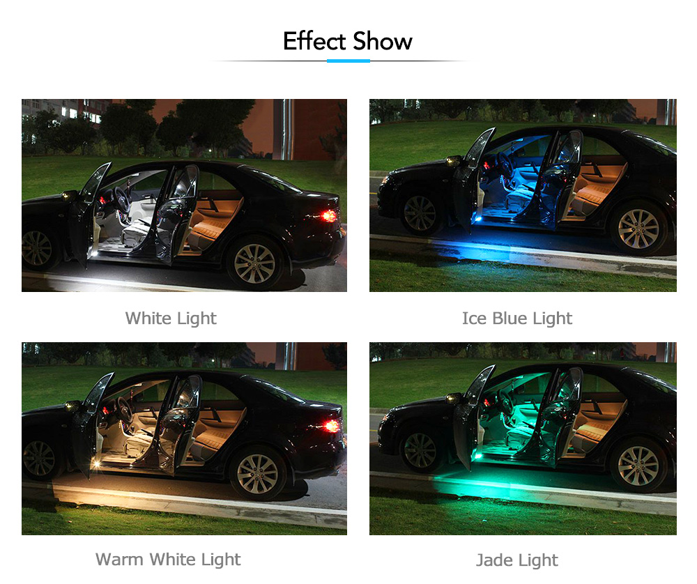 SCOE T10 6B 6SMD LED Reading Lamp High Brightness Light for Car