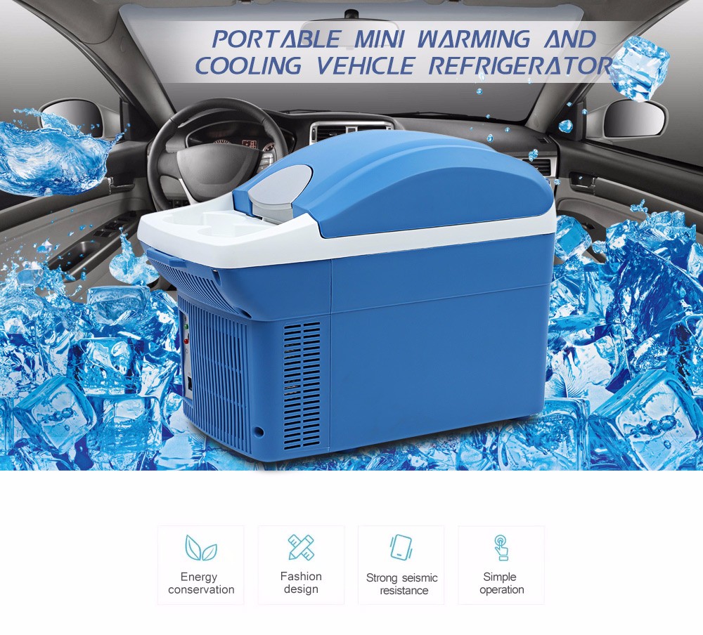 Portable Mini Warming and Cooling Vehicle Refrigerator