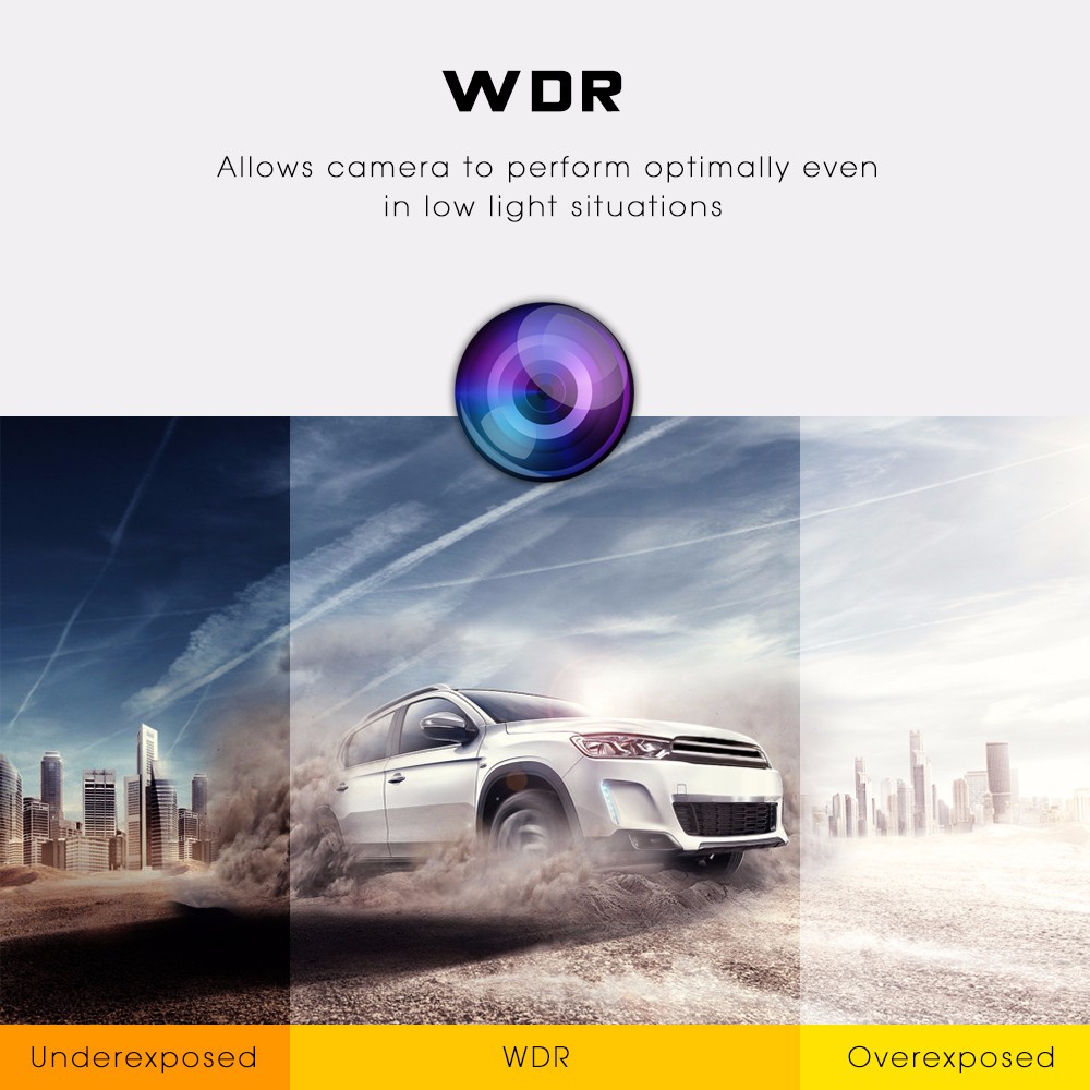 ZEEPIN RS400 WiFi Hidden Dash Cam App WDR Car Driving Recorder