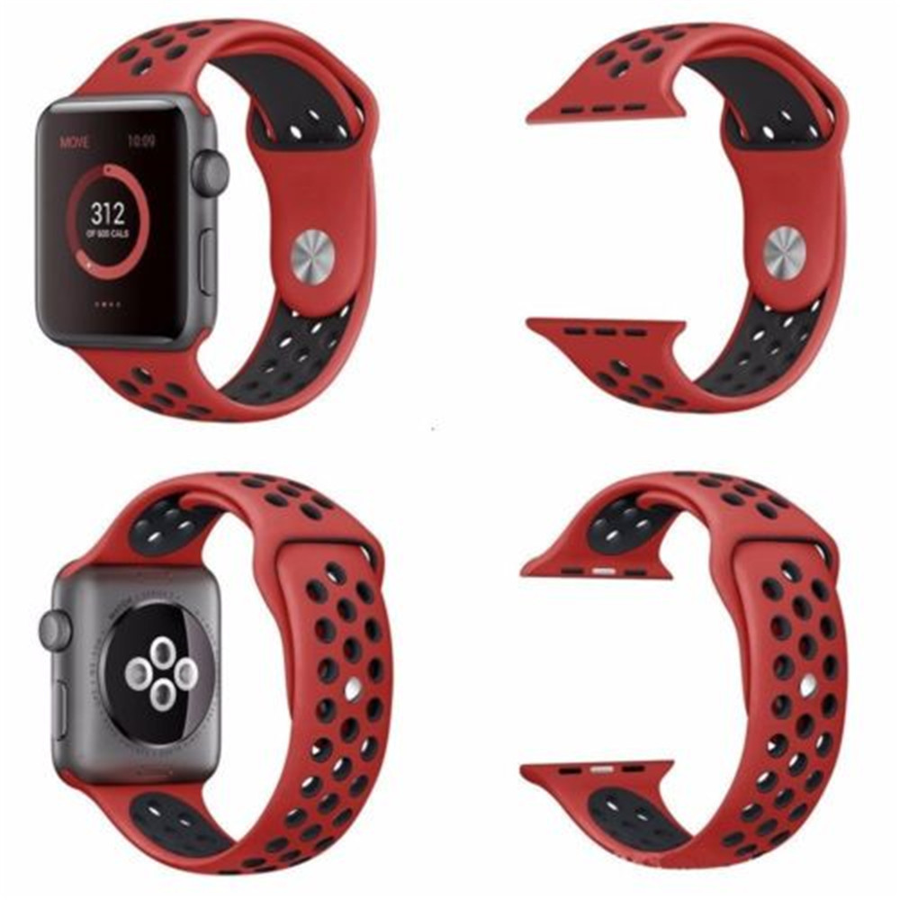 Soft Silicone Replacement Band Strap for iWatch Series 3 2 1 Band 42mm