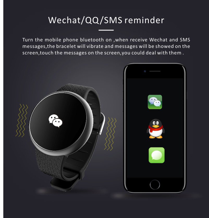 Smart Band A98 Blood Pressure Oxygen Watch Monitor Heart Rate Bracelet Wristband Smartband for iOS Android