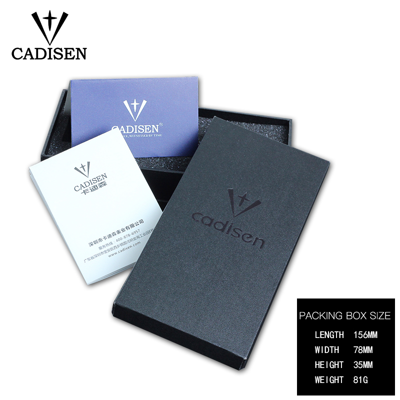 CADISEN C2013 Men Fashion Classic Multi-Function Stainless Steel Strap Waterproof Watch
