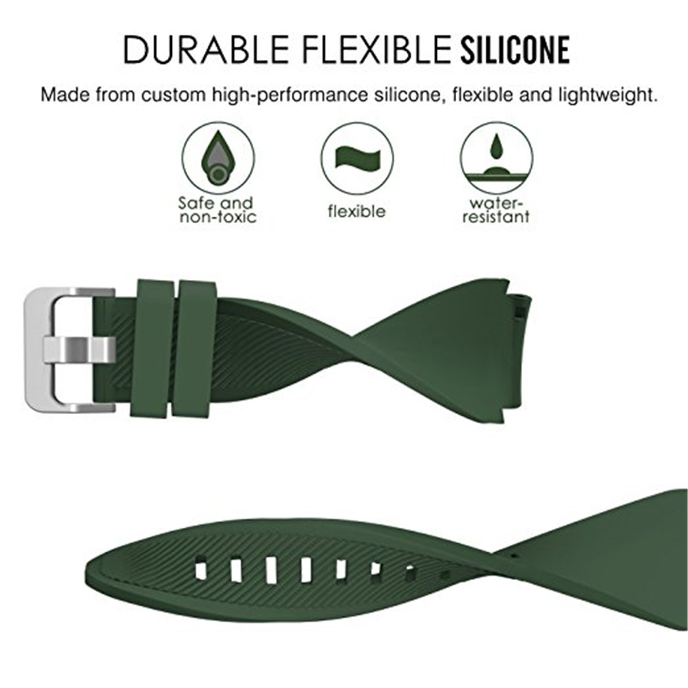 Soft Silicone Replacement Sport Strap for Samsung Gear S3 Frontier / Classic