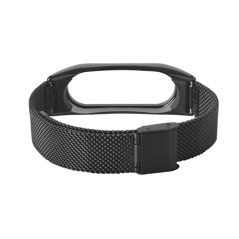 For Xiaomi Mi Band 2 Mesh Stainless Steel Bracelet Wristband Metal Strap