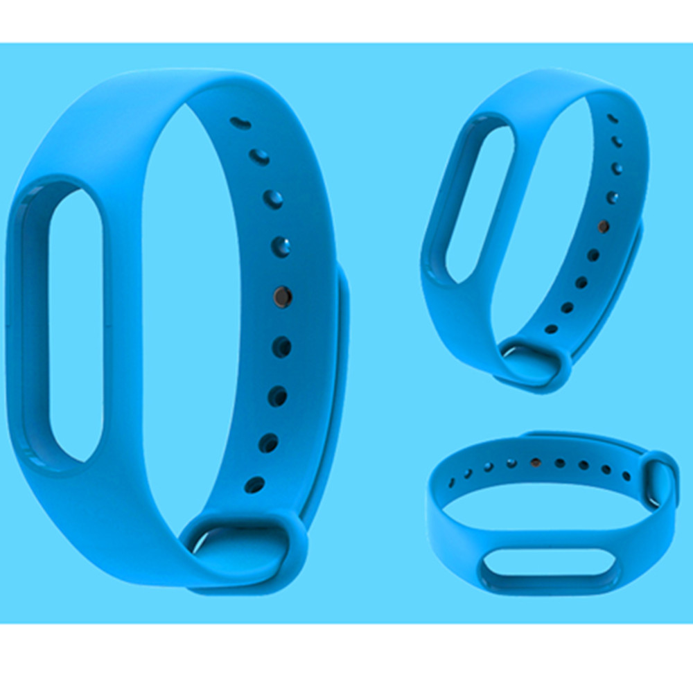 Colorful Silicone Wrist Strap Bracelet 10 Color Replacement Watchband for Original 2 Xiaomi Mi Band 2 Wristband