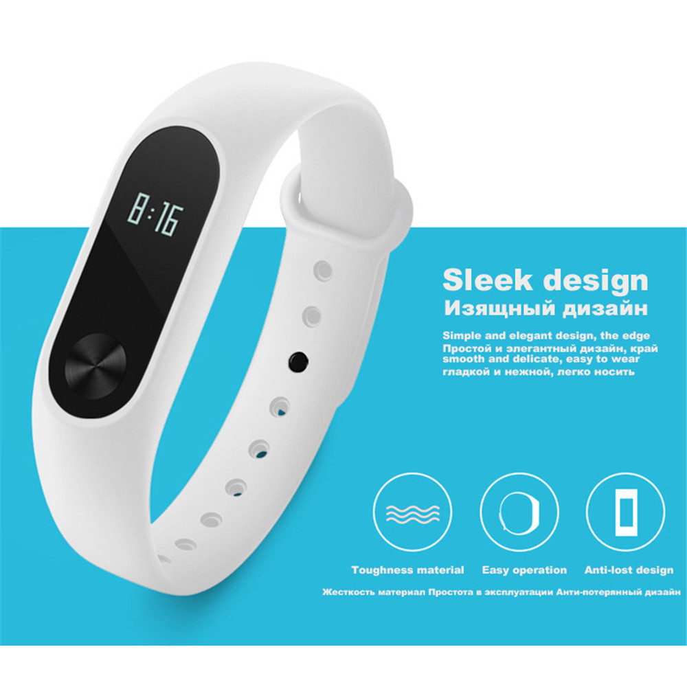 Colorful Silicone Wrist Strap Bracelet Replacement Watchband for Original Miband 2 Xiaomi Mi band 2 Wristbands