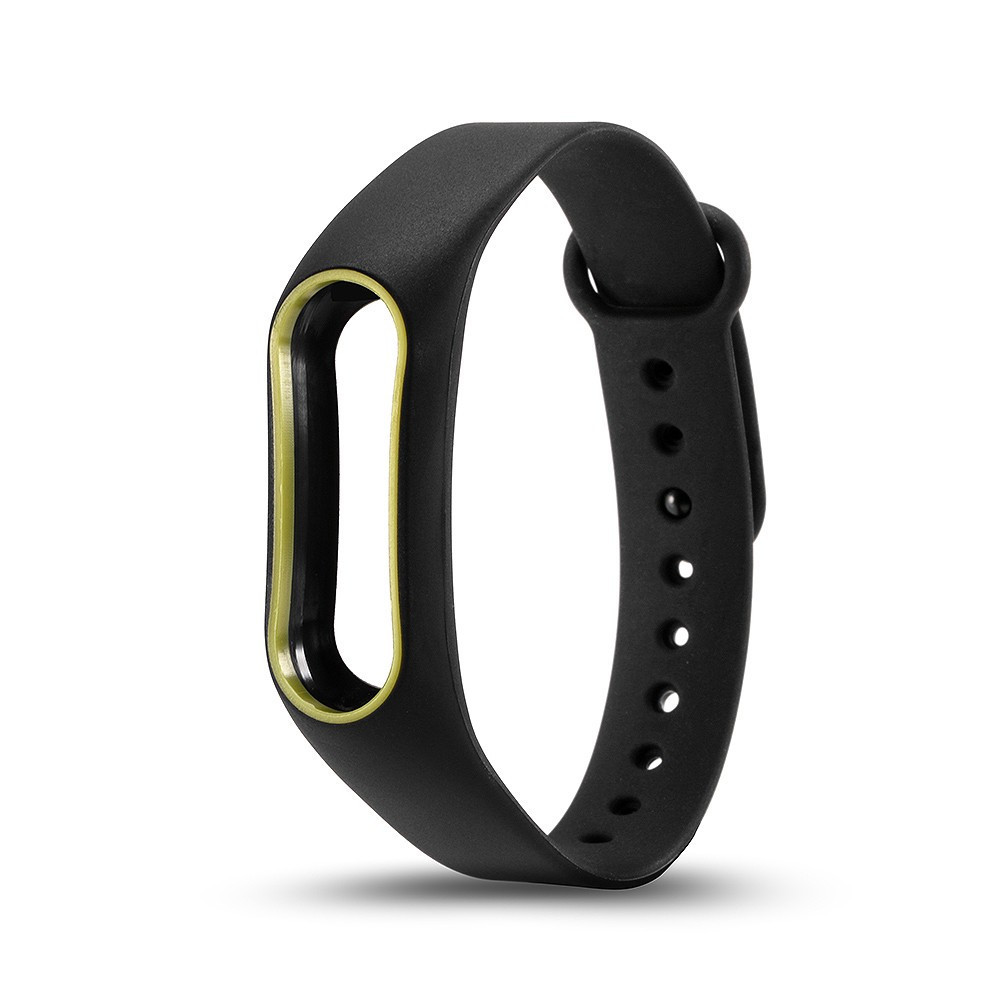 Colorful Silicone Wrist Strap Bracelet Double Color Replacement watchband for Miband 2 Xiaomi Mi band 2 Wristbands