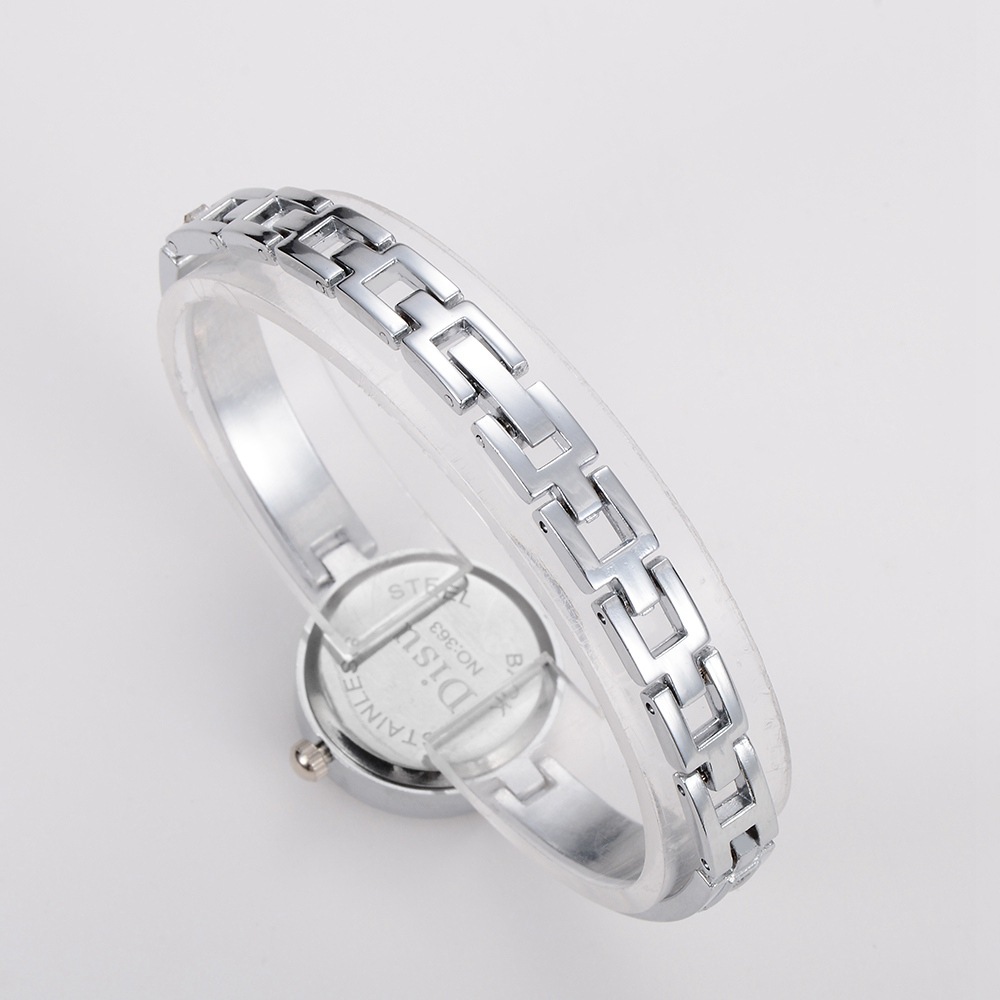 Disu Fashion Ladies Dress Quartz Alloy Bracelet with Inlaid Drill Wrist Watch