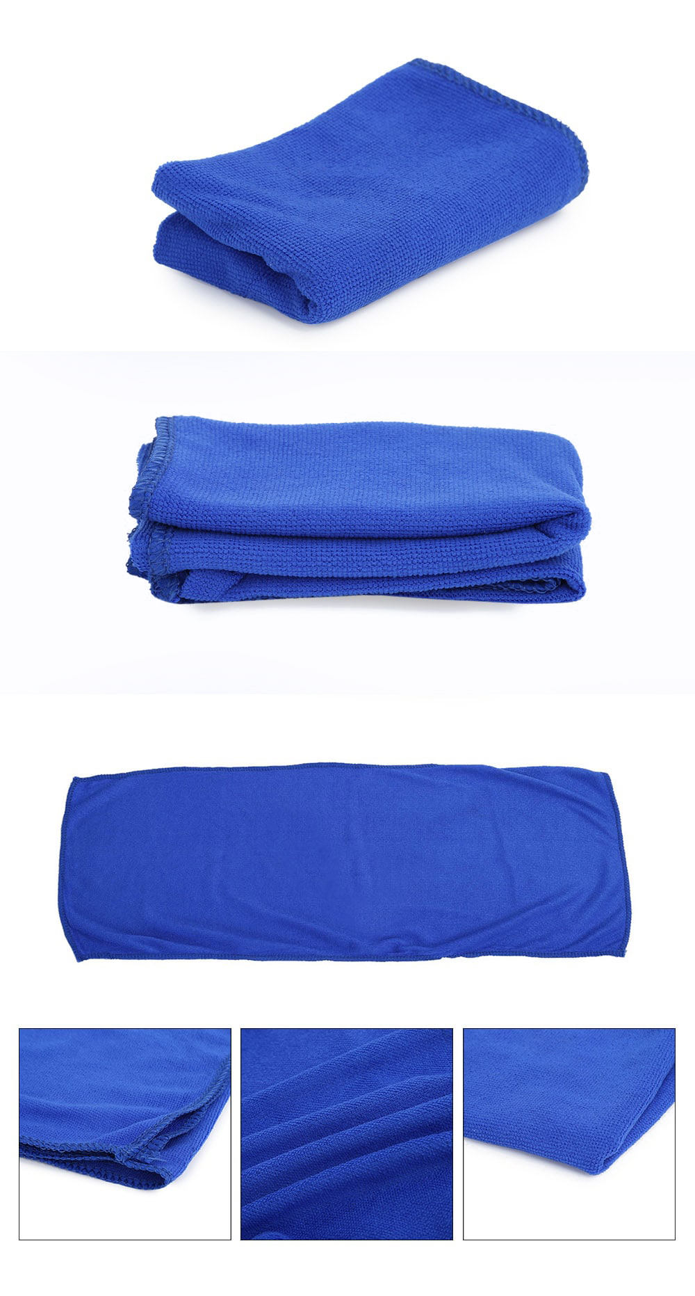 ZIQIAO 30 x 70cm Microfiber Wash Cloth Cleaning Towel