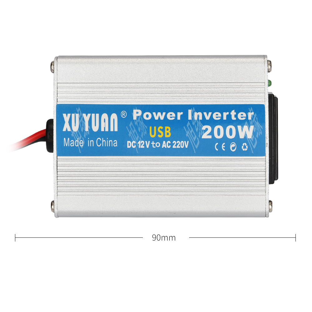 Xuyuan 12V to 220V 200W Car On Board Inverter Converter