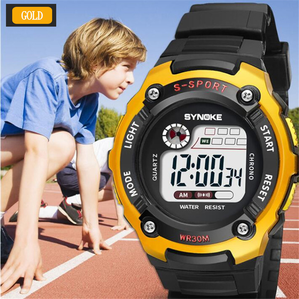 LED Digital Children Watch Kids Watches Girl Boy Clock Electronic Sport Wristwatch