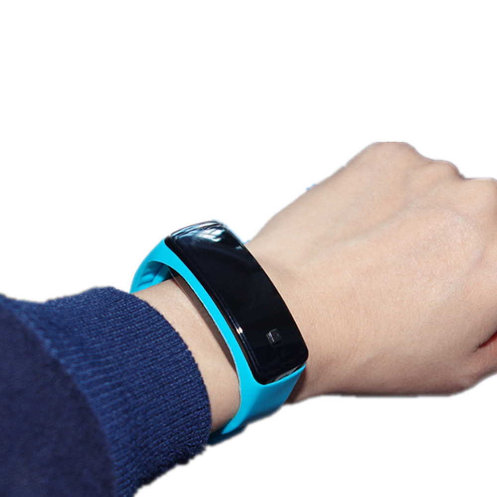 LED Kids Sports Bracelet Wrist Watch Silicone Band Digital Unisex