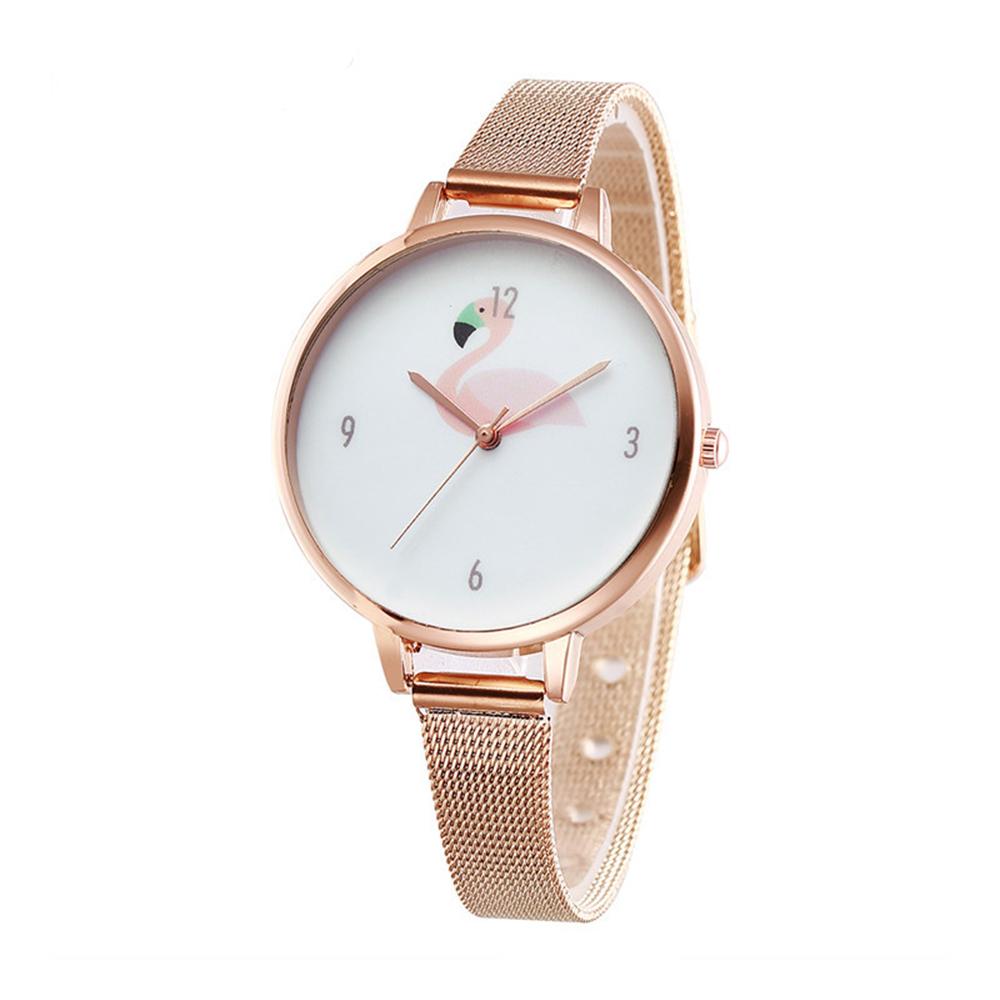 Women'S Watch Faddish Style Round Dial Watch Trendy Exquisite Accessory