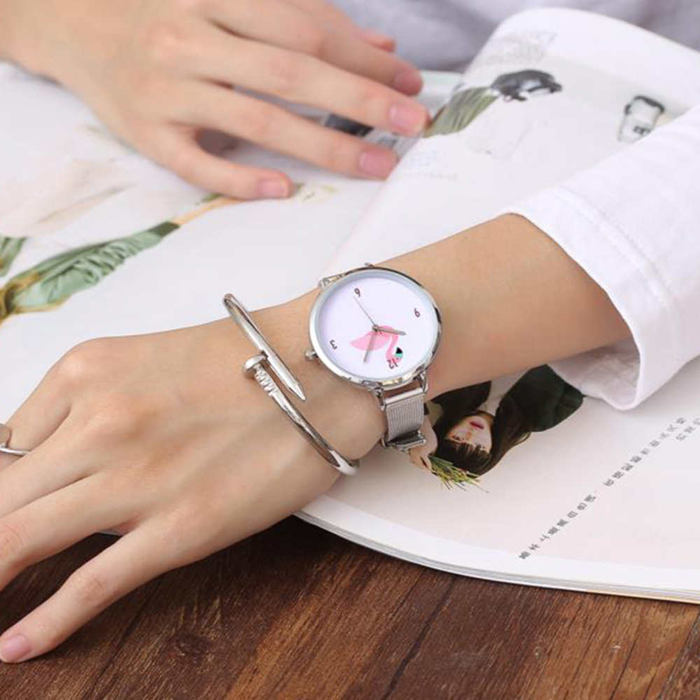 Women's Watch Casual Brief Style Fashionable Animal Pattern Chic Watch Accessory