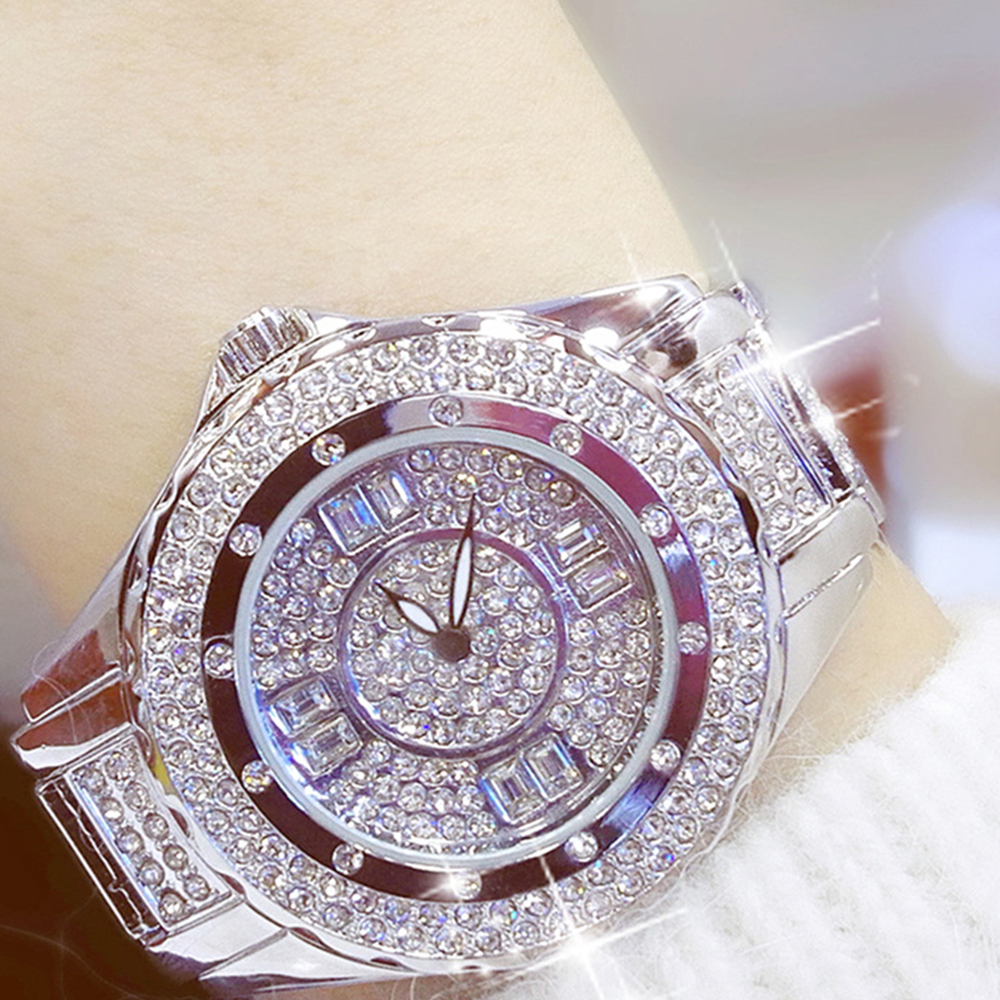 Diamond Wrist Women Ladies Luxury Brand Famous Quartz Watch For Women Female Clock