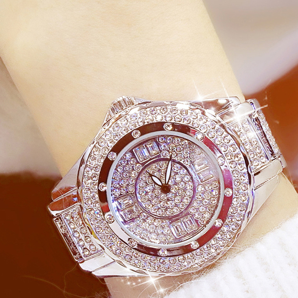Diamond Wrist Women Ladies Luxury Brand Famous Quartz Watch For Women Female Clock