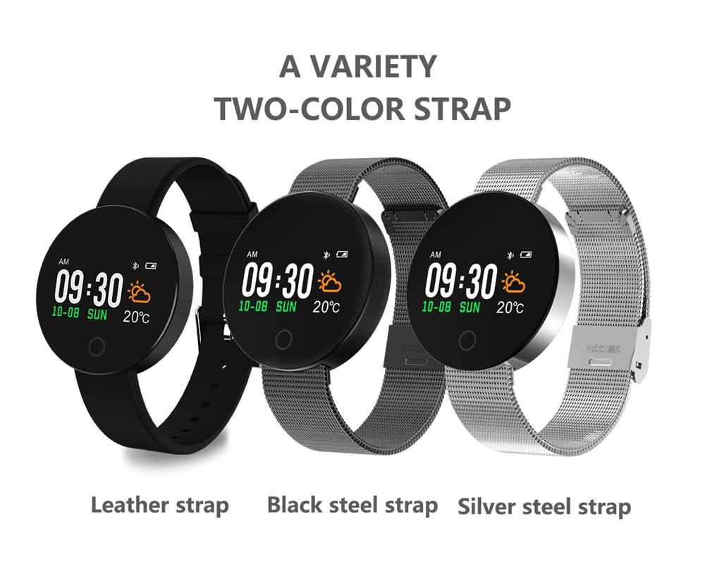 STAR 31 Fitness Straker 0.96 inch Big Colour Round OLED Touch Screen - Blood Pressure and Oxygen Heart Rate Monitors