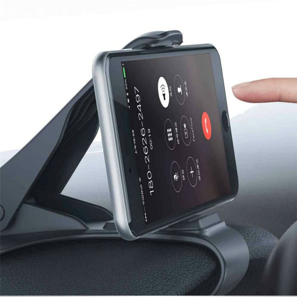 Universal Anti-skid Car Phone Holder Clip HUD Design Dashboard Adjustable Mount for iPhone 8 iPhone X Galaxy S8