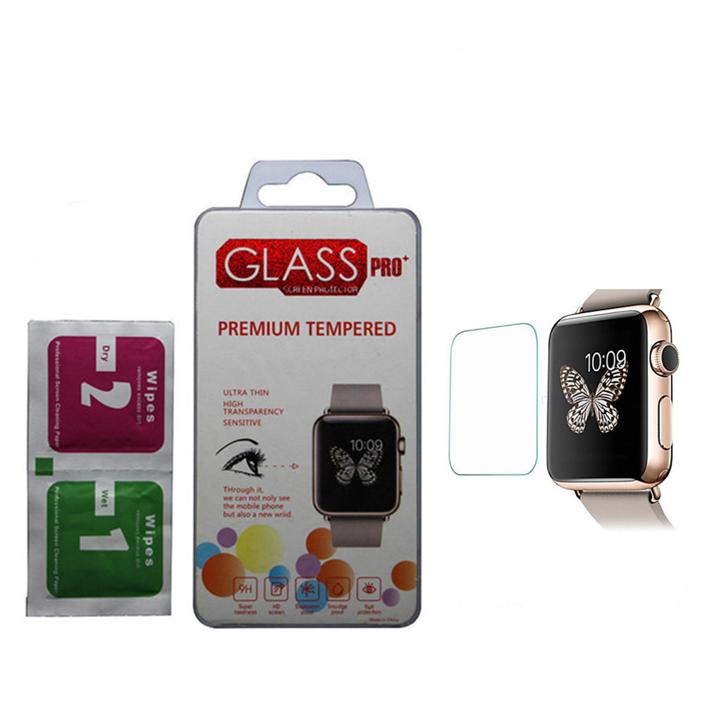 For Apple Watch Series 1 / 2 / 3 42mm Ultra Clear Tempered Glass Protective Film Guard