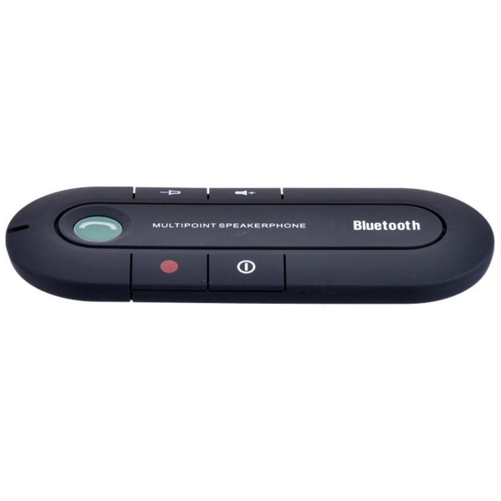 Wireless Audio Music Receiver Hands Free Bluetooth Car Kit Sun Visor Portable Bluetooth Multipoint Speakerphone