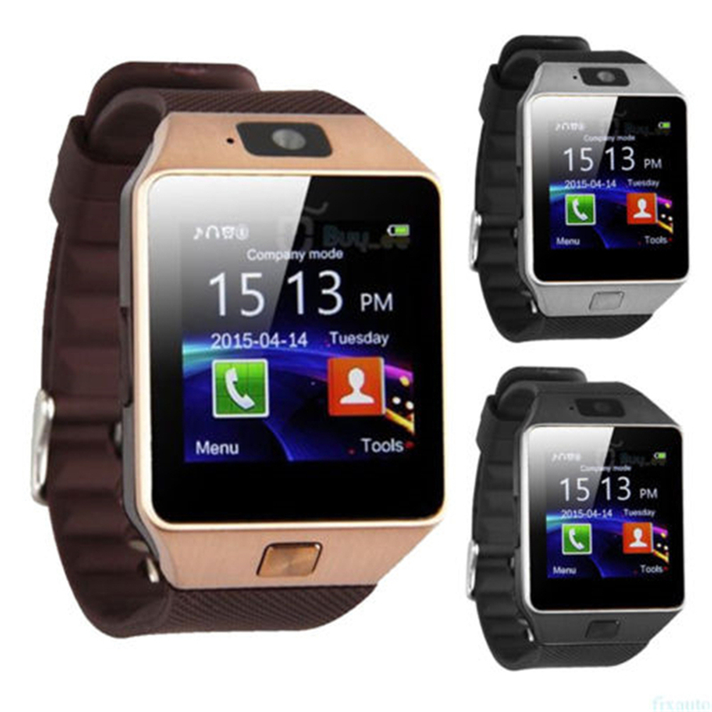 Digital Smart Watch Wristwatch Men Bluetooth Camera SIM Card SD Supported
