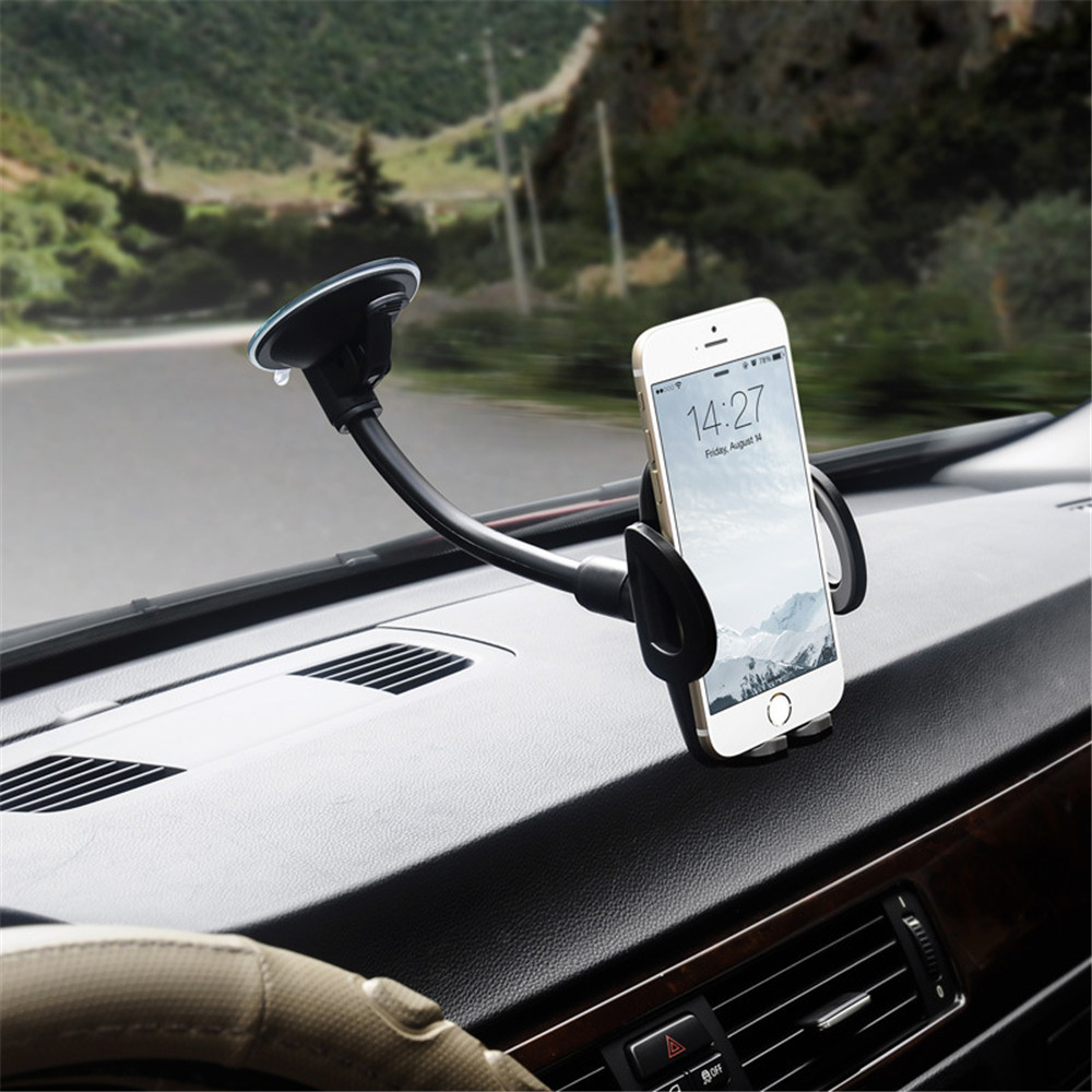 For Universal Mobile Car Windshield Phone Holder Mount Cradle Suction Cup Stand