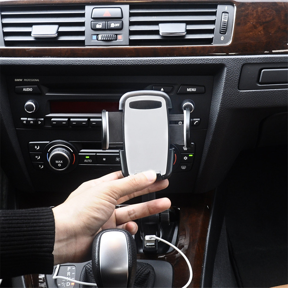 For Car Holder Smoke Lighter 2 usb Charger For iPhone All Smart Phone