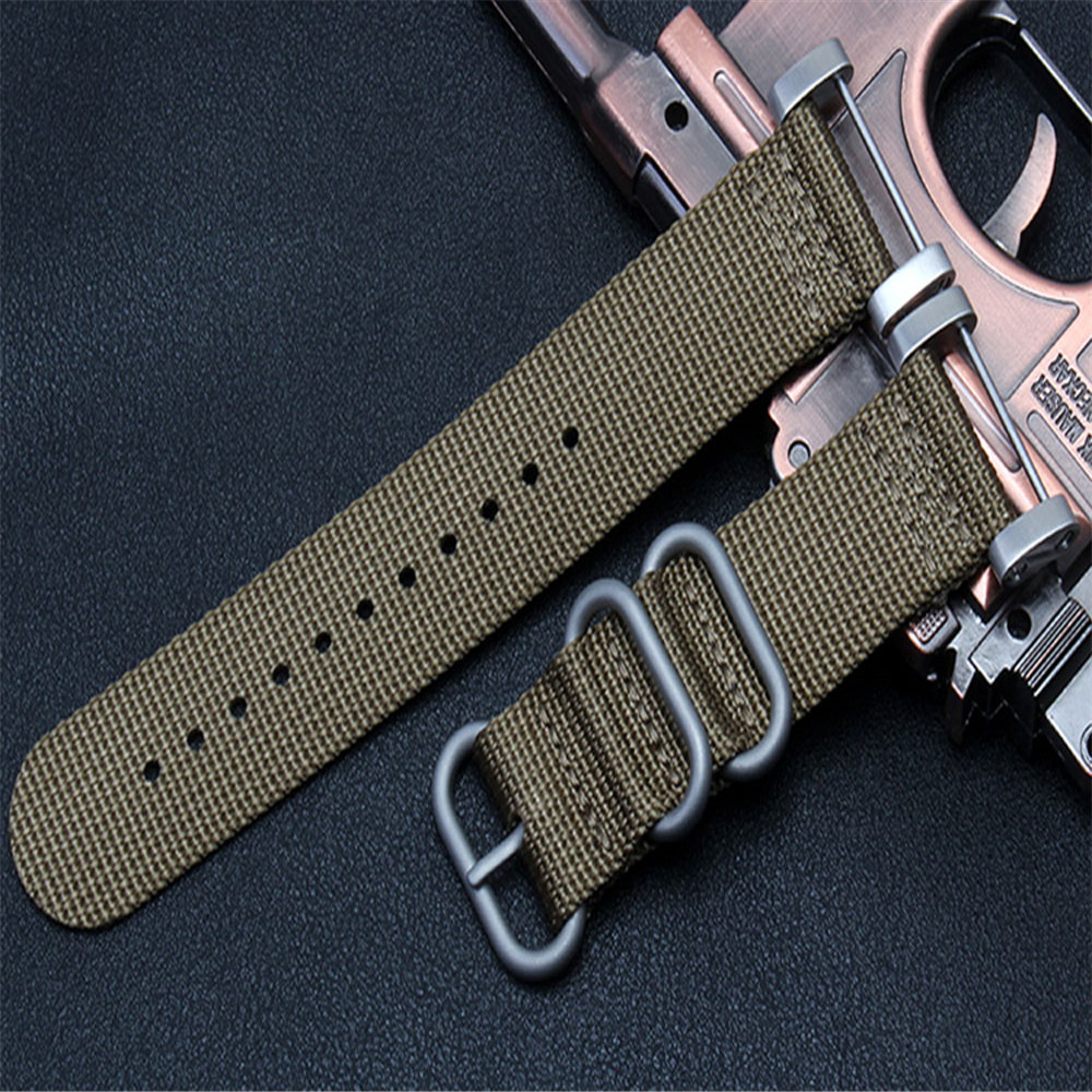 24mm Nylon Watchband for Suunto TRAVERSE Watch Band Zulu Strap Fabric Wrist Belt