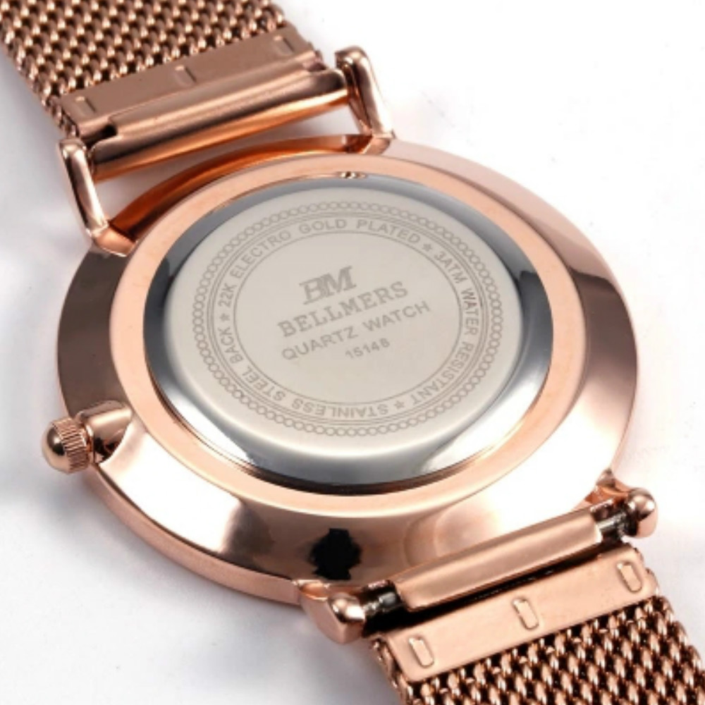 v5 Women Crystal Stainless Steel Analog Quartz Wrist Watch