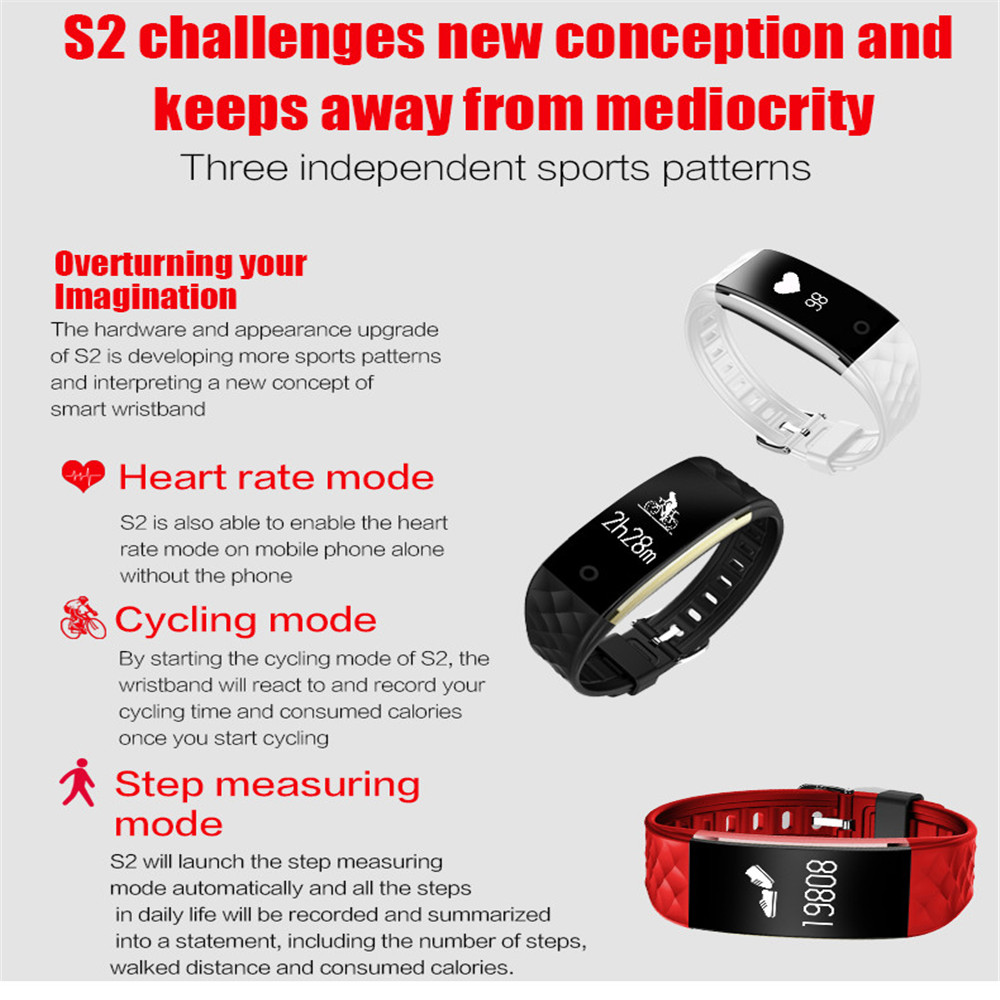 Fitness Tracker IP67 Waterproof Smart Wristband Bracelet for Android IOS