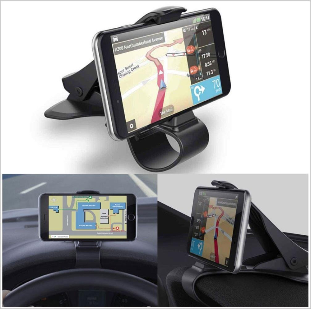 Universal Car HUD Dashboard Clip Mount Holder Stand Bracket for Smartphone GPS