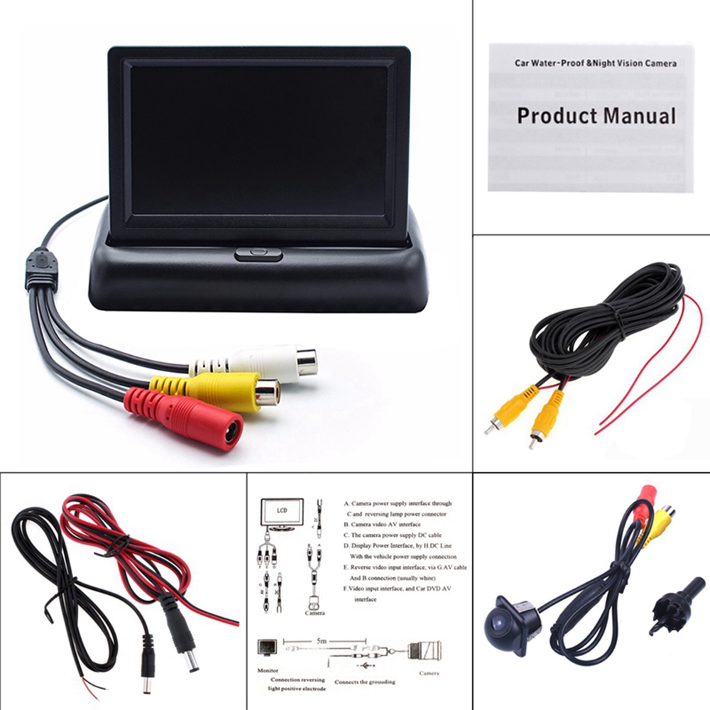 ZIQIAO XSP03 - 001 Car Rear View Reversing Visual Monitor System