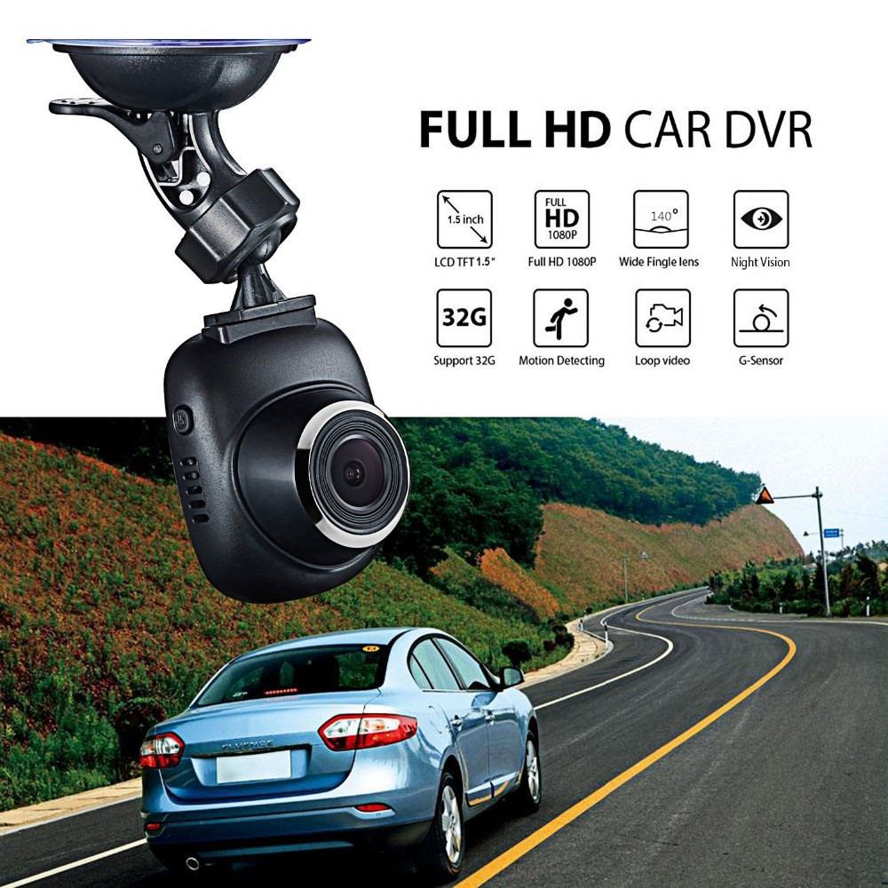 SpedCrd 1.5 inch 1080P Mini LCD Car Dvr Camera