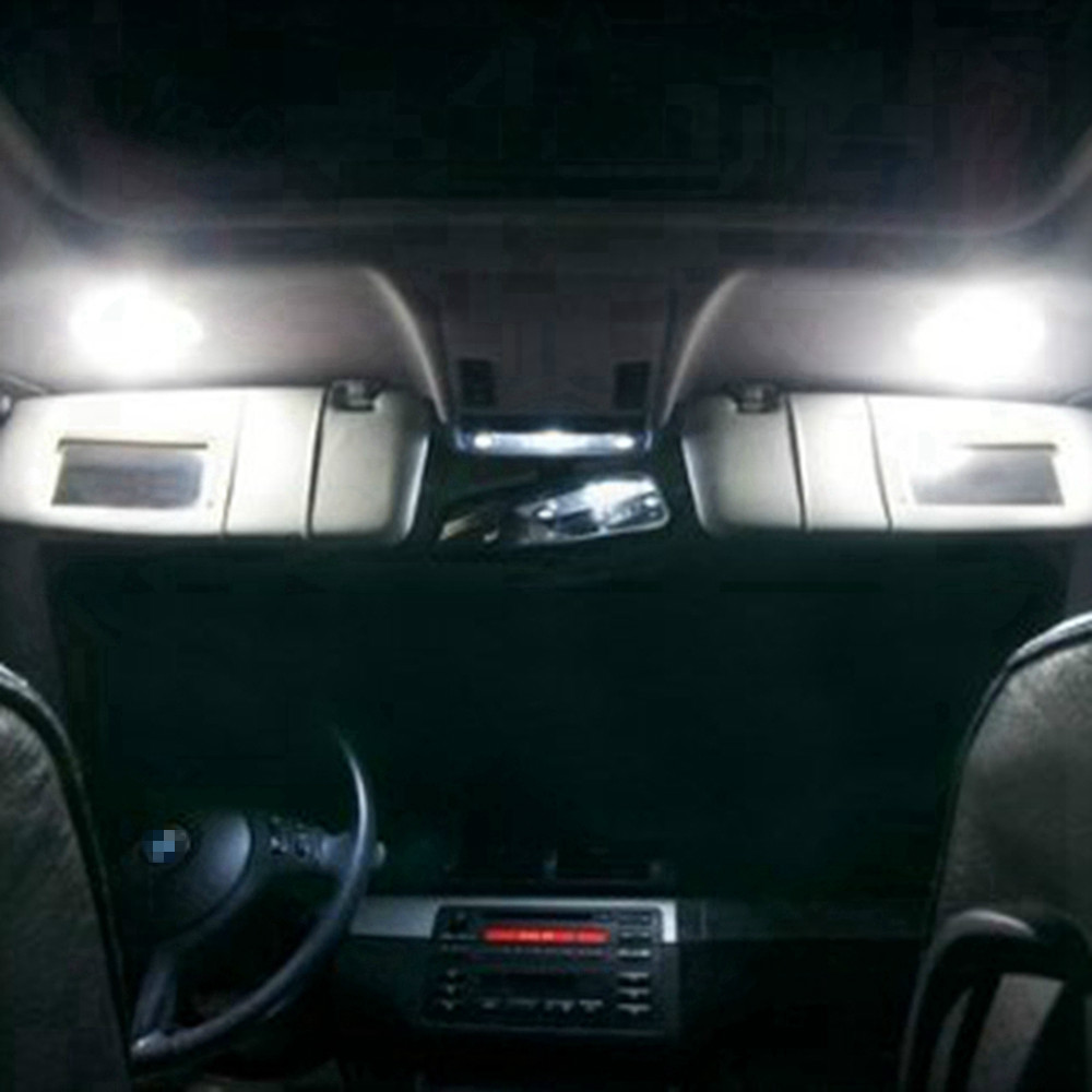 Sencart 2Pcs 6W 39mm 12x5730SMD Car Interior Dome Map Reading Light LED Bulbs